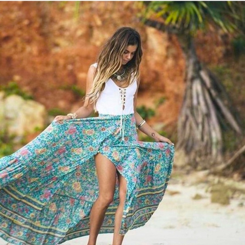 Spell Folk town maxi skirt - Picture 4 of 9